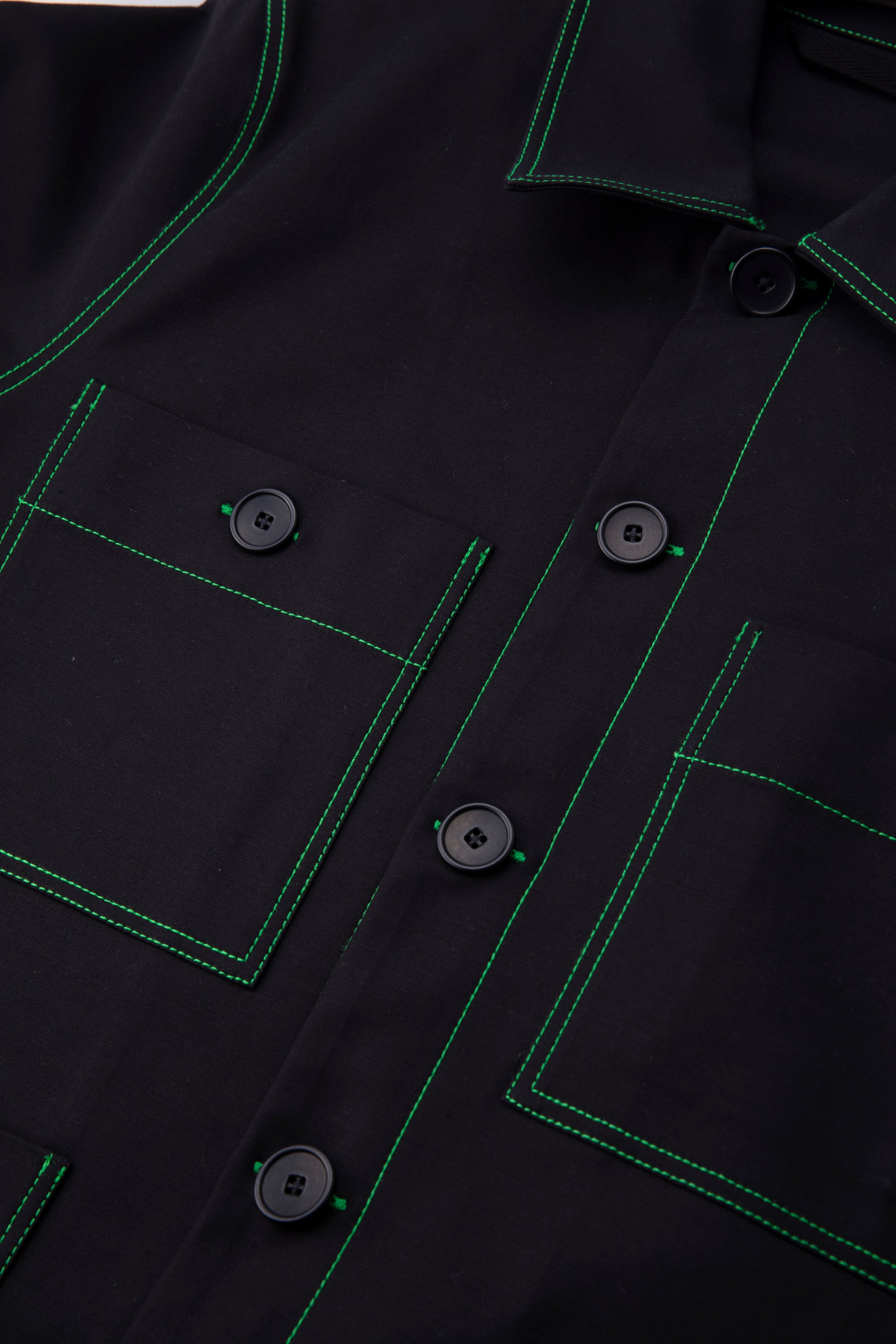 Worker Jacket (black/green)