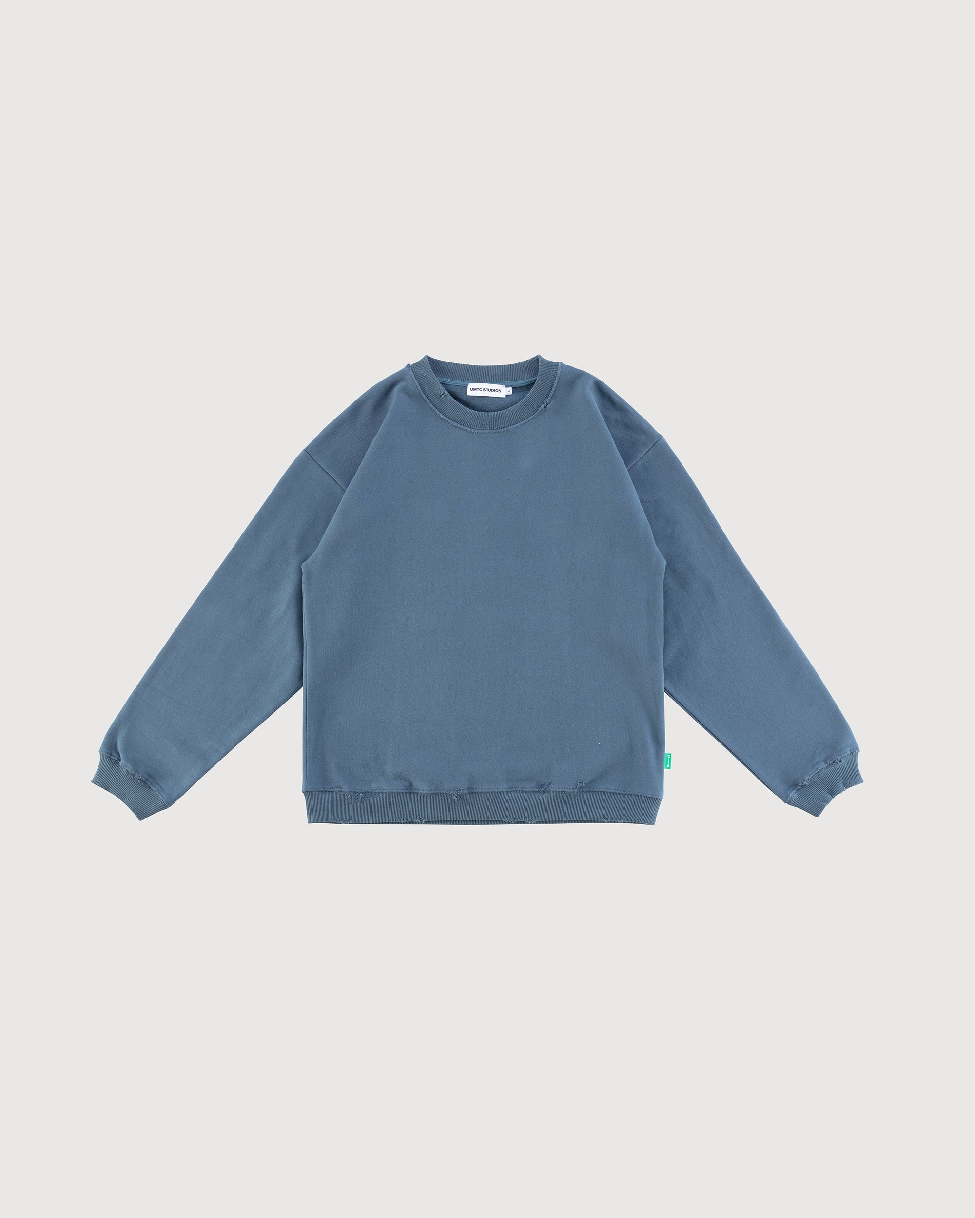 Distressed Crewneck Plain (ocean)