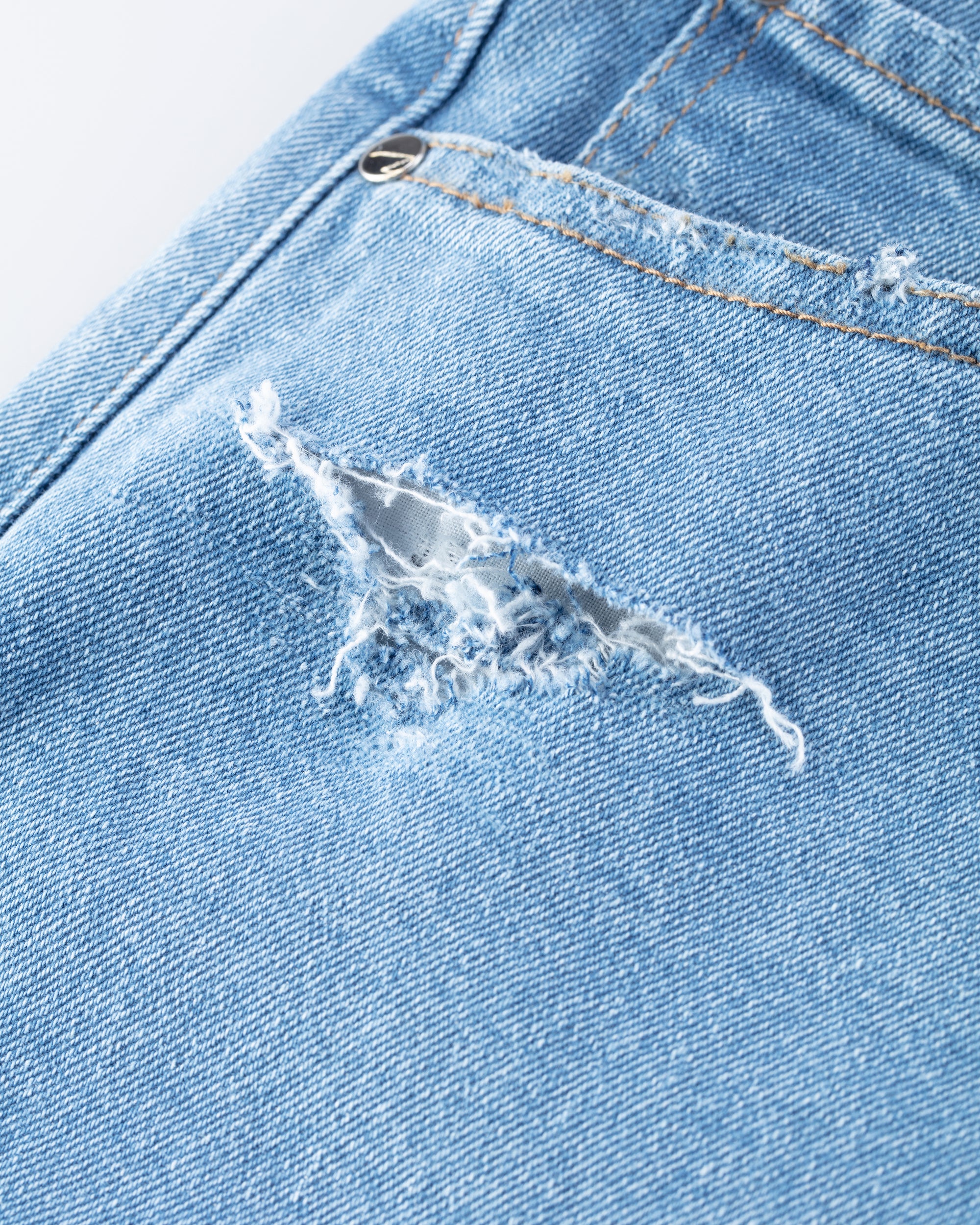 Distressed Light Denim (light blue)