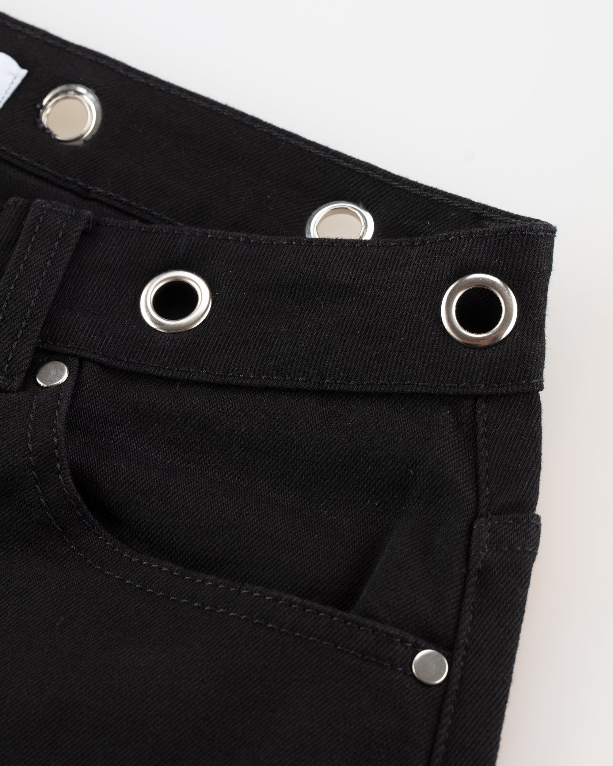 Eyelet Denim (black)