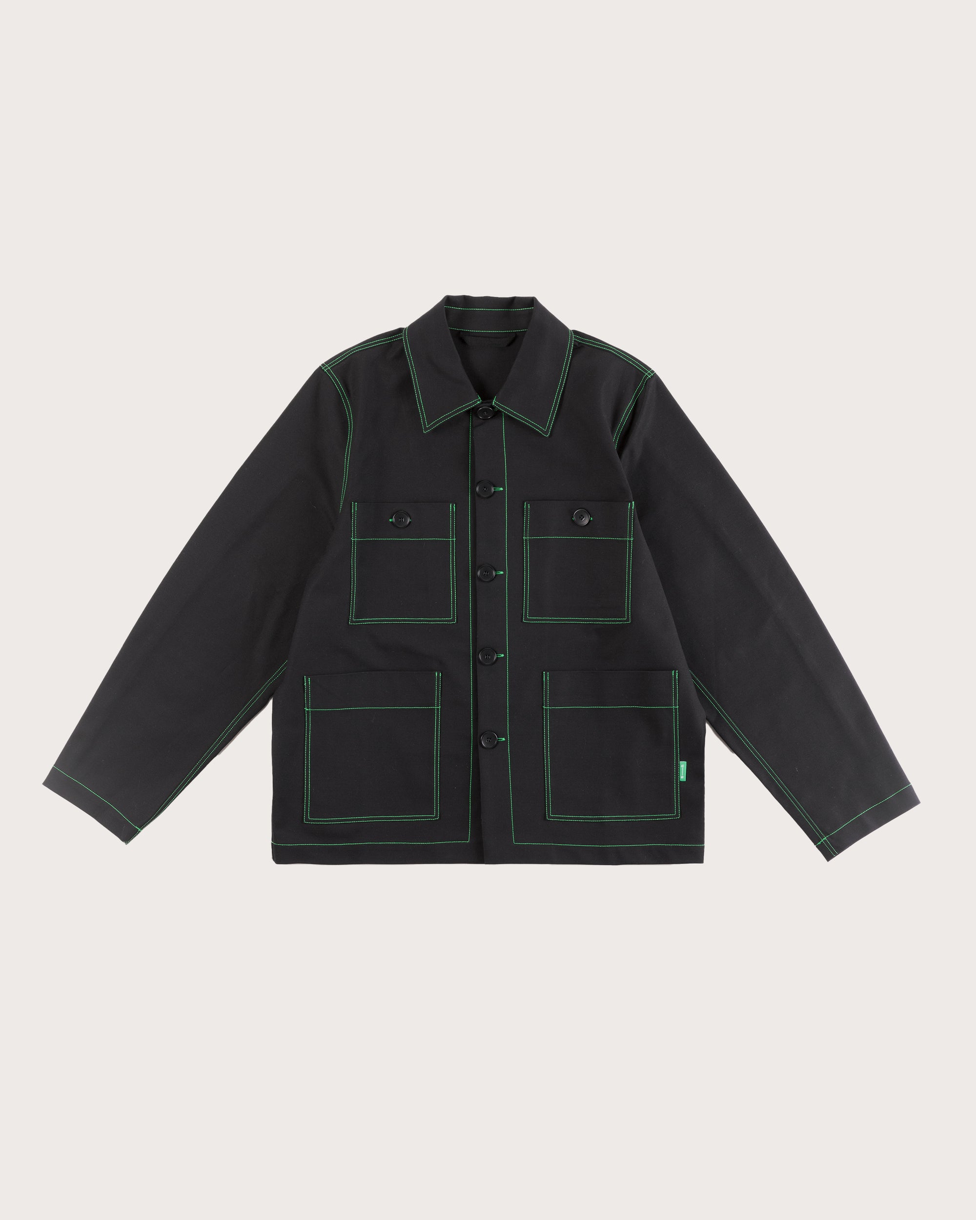 Worker Jacket (black/green)