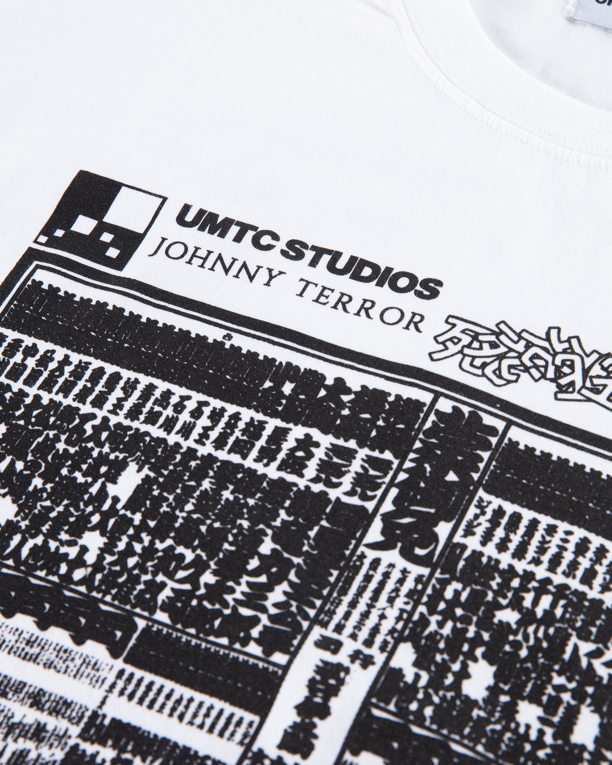 Johnny Terror x UMTC STUDIOS T-Shirt White