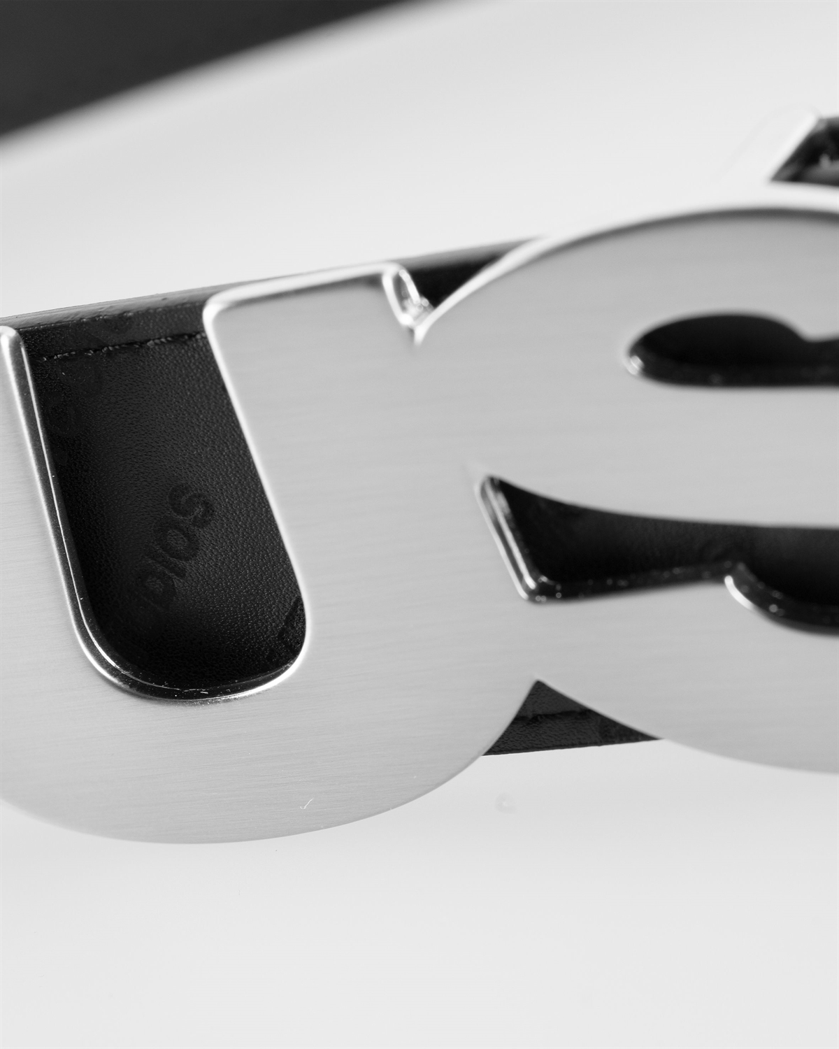 UMTC - Vegan Leather Monogram Belt